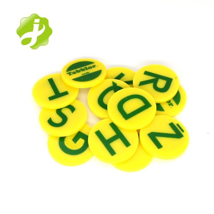 Manufacturer custom plastic color coin 23MM game currency chip token