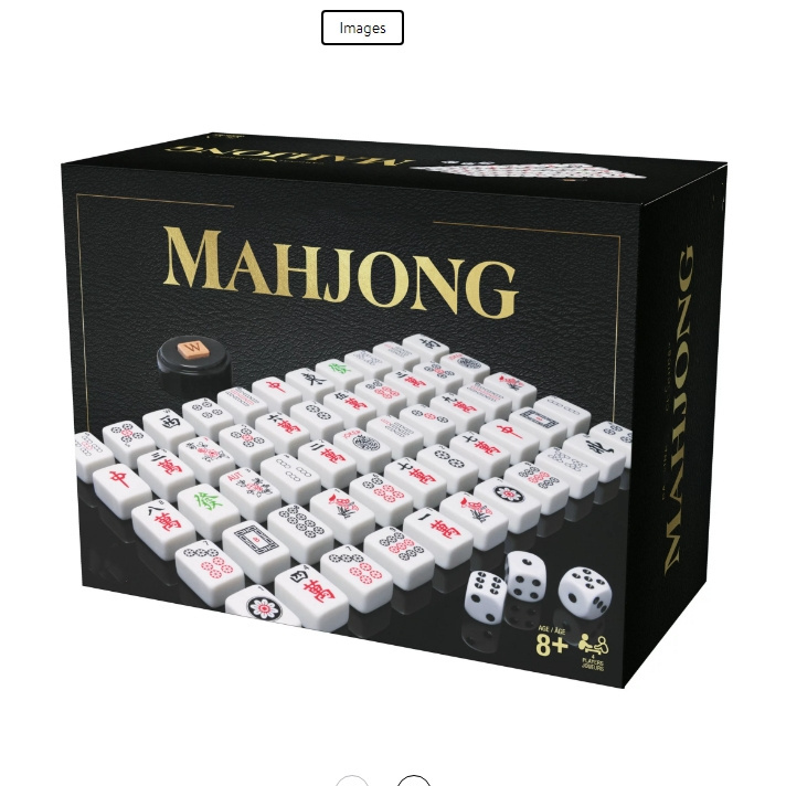 Factory Custom Mahjong Title for Sale Print and Engraved Classic Strategy Game for Kids, Families, and Adults Ages 8 and up