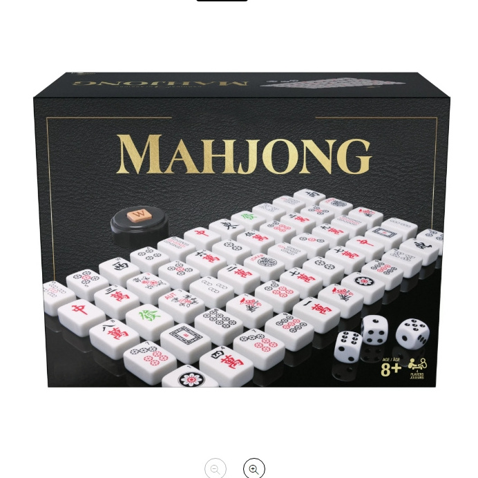 Factory Custom Mahjong Title for Sale Print and Engraved Classic Strategy Game for Kids, Families, and Adults Ages 8 and up