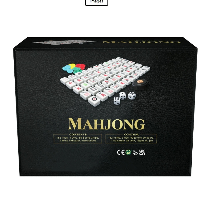 Factory Custom Mahjong Title for Sale Print and Engraved Classic Strategy Game for Kids, Families, and Adults Ages 8 and up