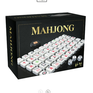 Factory Custom Mahjong Title for Sale Print and Engraved Classic Strategy Game for Kids, Families, and Adults Ages 8 and up