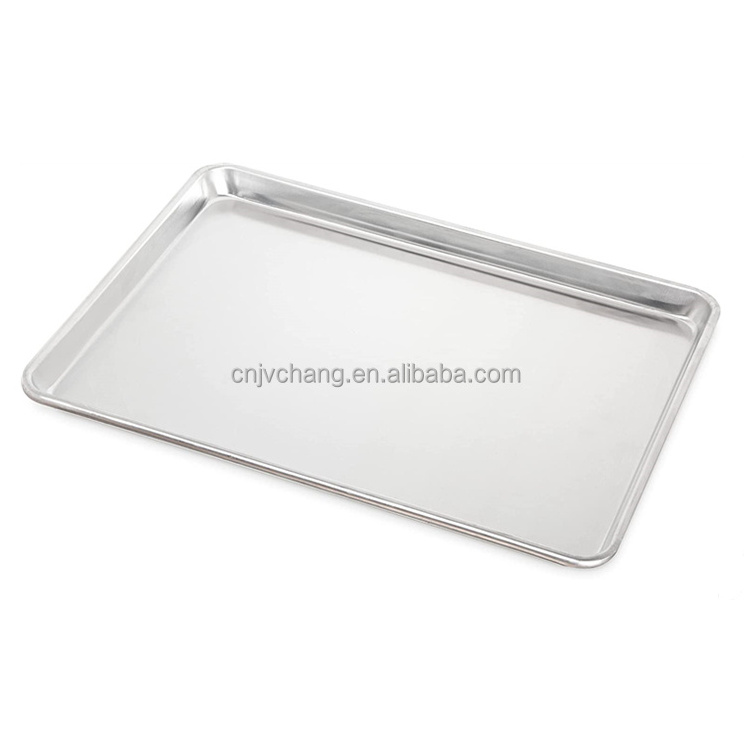 Easy cleaning Aluminum Stainless Steel Half Size Sheet Pan Baking Tray