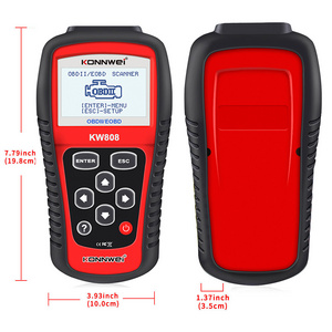 ODB2 Vehicle emission testing machine KW808 OBD ii scanner car diagnostic tool diesel diagnostic machine for all cars