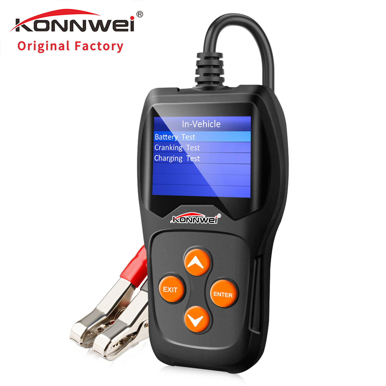 12V Automotive Battery Load Tester / Faults Detector Diagnostic Monitor Smart OBD 2 scanner Car Battery Tester  KONNWEI KW600