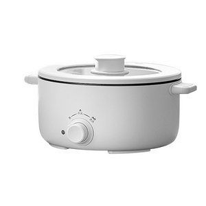 Hot selling portable Korean style round 5L electric cooker healthy kitchen nonstick pot ware electric caldron for dormitory