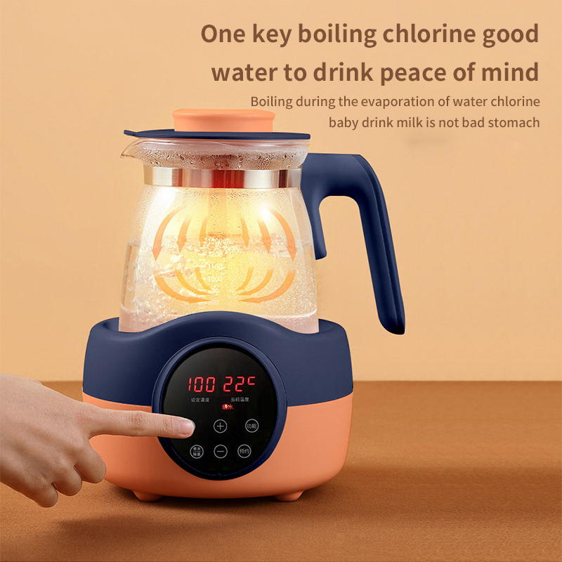 Baby Smart Milk Thermostat 1.3l Kettle Constant Temperature health pot Warmer Glass Electric Kettle