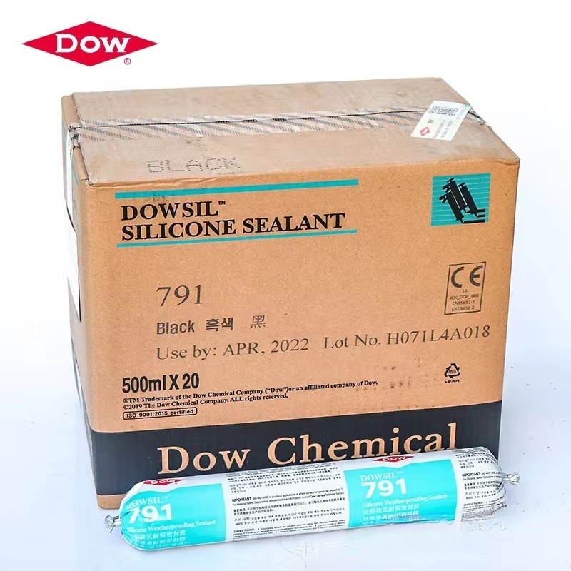 Dowsil DC-791 neutral silicone weather resistant sealant, stone specific adhesive, outdoor building curtain wall