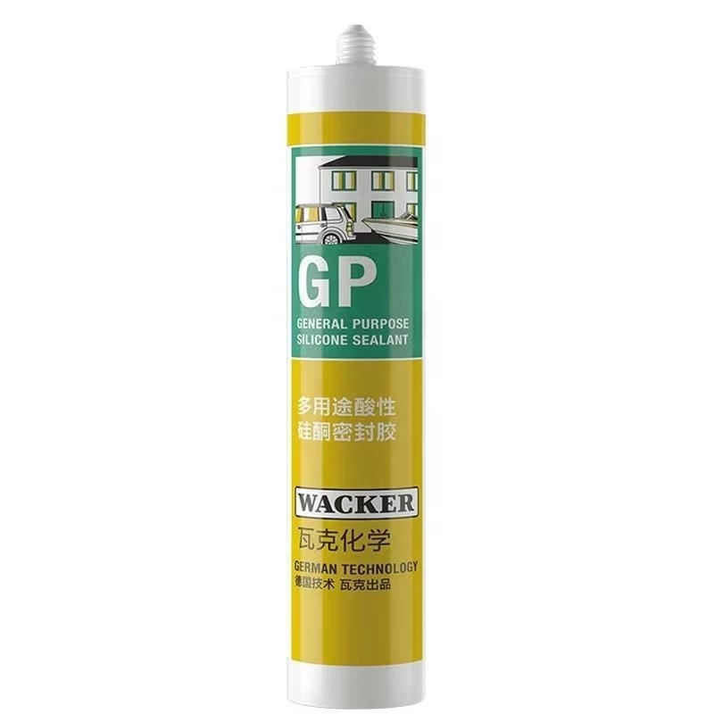 Wacker GP acidic silicone adhesive waterproof and quick drying sealant glass adhesive door and window sealing silicone