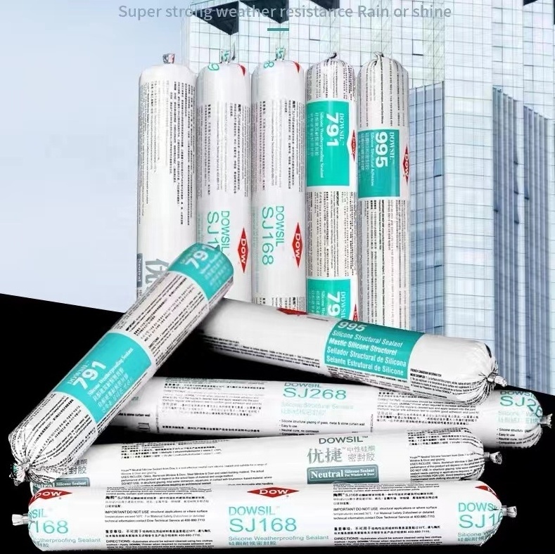 Dowsil DC-791 neutral silicone weather resistant sealant, stone specific adhesive, outdoor building curtain wall