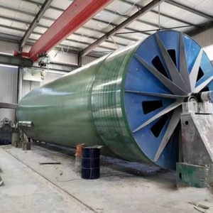 FRP GRP Fiberglass pipes winding machine, FRP septic tank and storage tank production equipment, FRP GRP Pipes Tanks Moulds