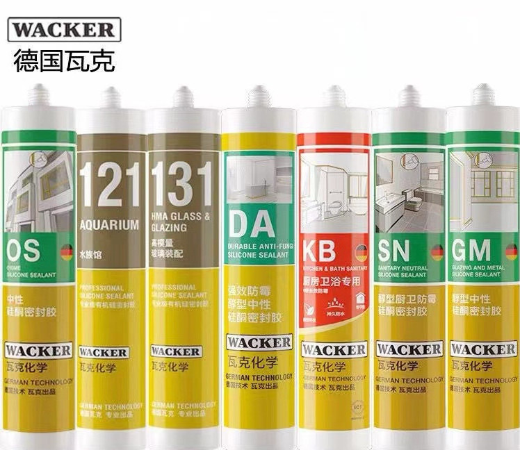 Wacker GM OS 121 131KB HA DA GP SN Door and Window Glue Kitchen and Bathroom Anti Mold Sealing Beauty Edge Glue