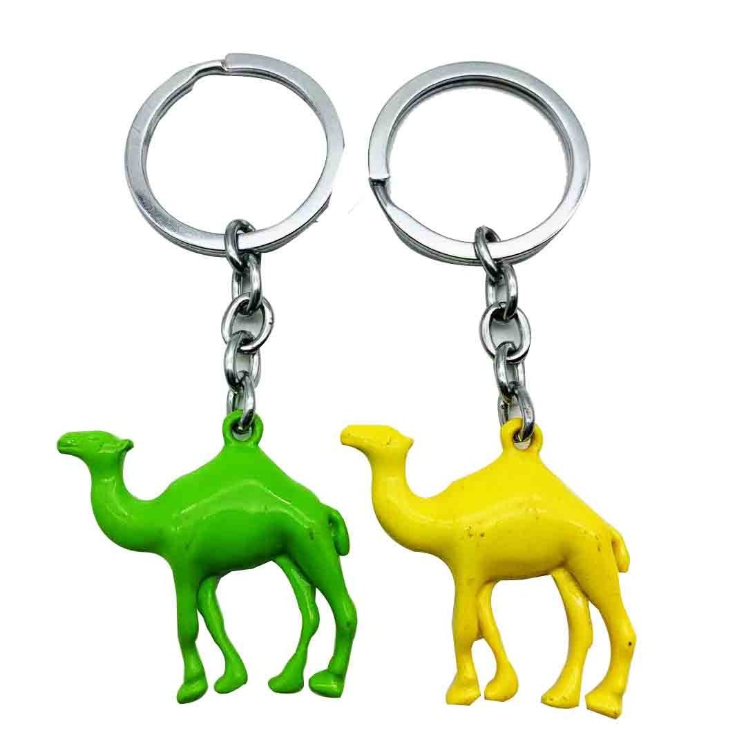 3D delicate Camel model metal keychain Promotion for Souvenir Gifts