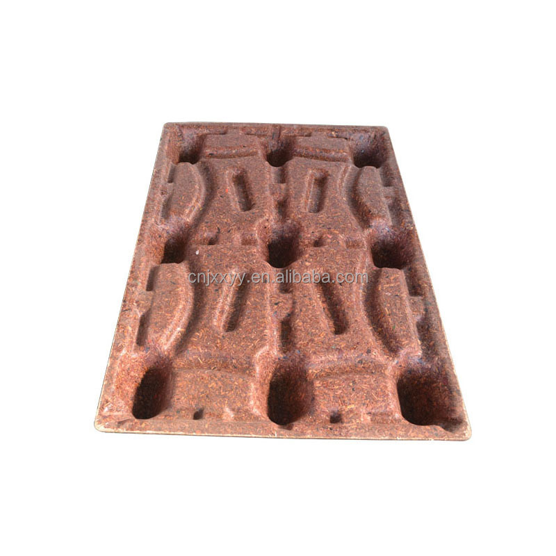 Europe standard  press wood pallet compress pallet molded pallet tray factory supply