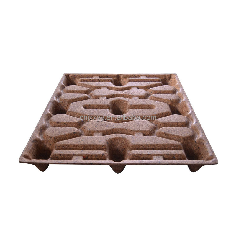 Europe standard  press wood pallet compress pallet molded pallet tray factory supply