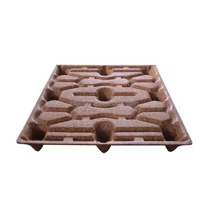 Europe standard  press wood pallet compress pallet molded pallet tray factory supply