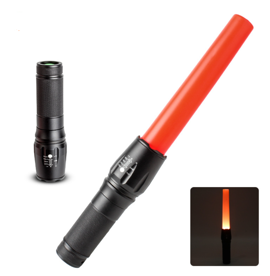 Traffic Control Wands Led Signal Flashlight Air Traffic Control Lights with Safety Cone Led Safety Signal Work Light Flashlight