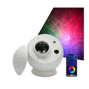 Outdoor Waterproof Hd 1080p Night Vision Camera Wireless Home Security 360 Star Light Projector For Kids