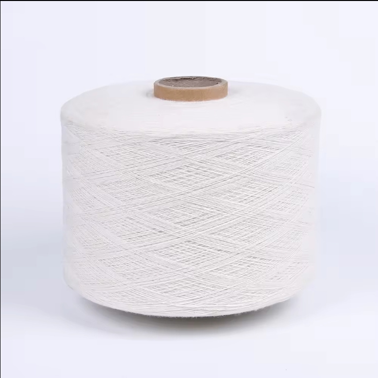 Recycled open end cotton yarn  Raw white 10S/1  Carded yarn for socks knitting and garment