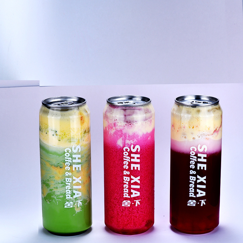 High Quality Wholesale 250ml 330ml 500ml Transparent Plastic Pet Soda Beverage Can