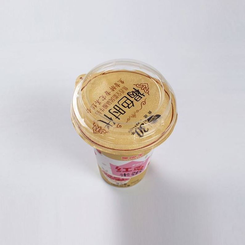 350Ml Plastic Packaging Container Frozen PP Yogurt Tub Pot Yogurt Cup With Lid Spoon