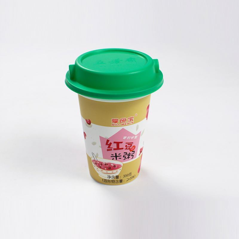 350Ml Plastic Packaging Container Frozen PP Yogurt Tub Pot Yogurt Cup With Lid Spoon