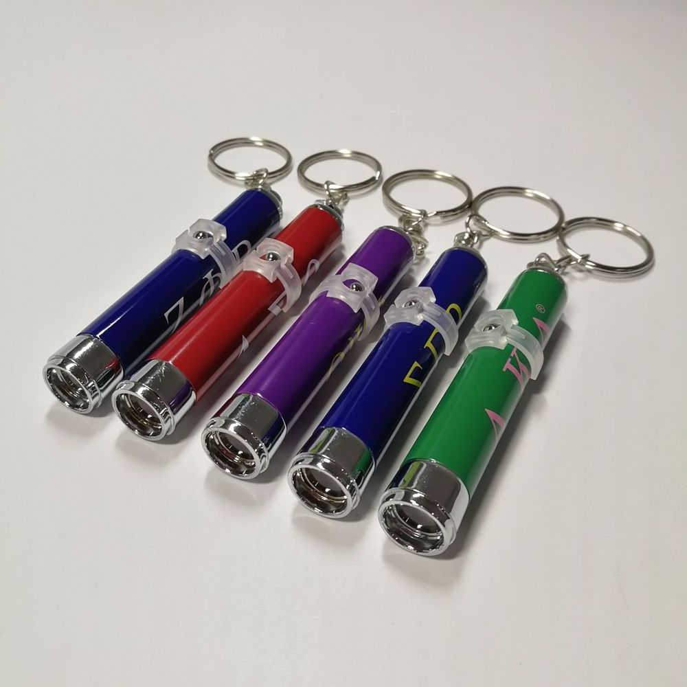 Mini projector Flashlight Keychain Custom Printing LED Logo Projector Keychain For Promotional Gifts