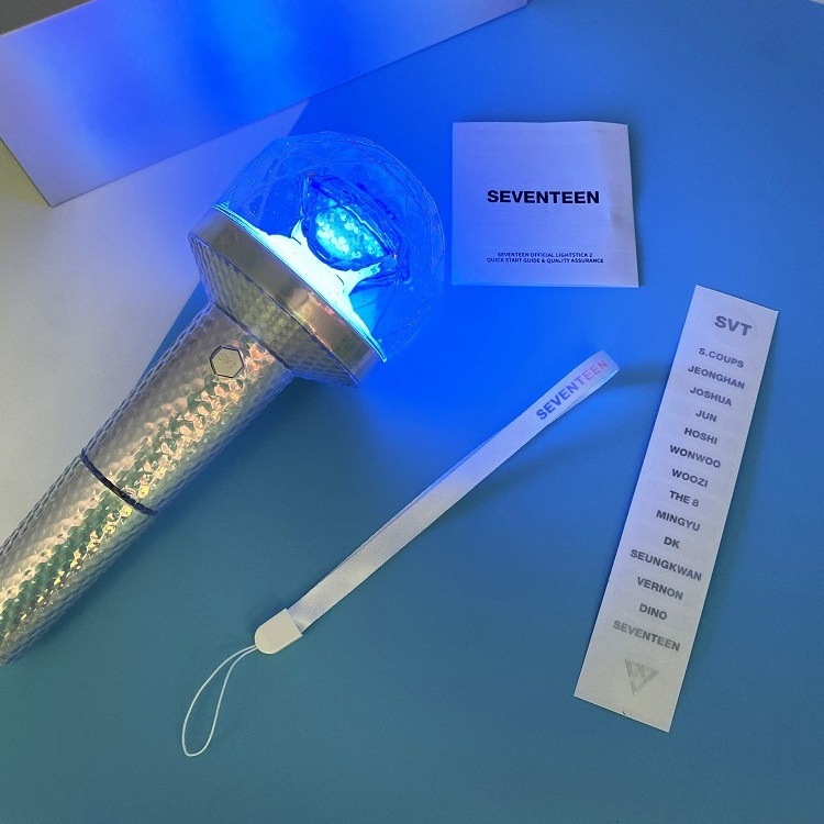 2022 Party and Event Suppliers SEVENTEEN New App Control Led Light Stick Diamond Led Light Up Cheer Stick