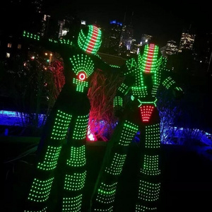 Hot Stage Party Decoration Rave Glowing Performance Glowing Performance LED Adult Costumes Festival Event Night Club Party