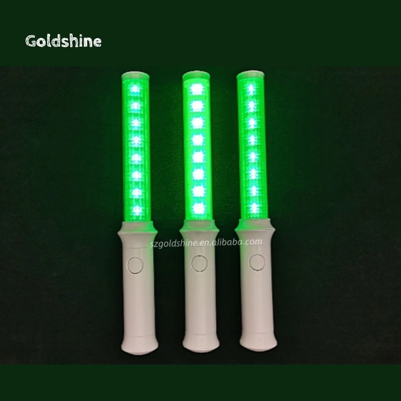 Custom LOGO printed rechargeable concert party wireless remote controlled led flashing light up glow sticks for Concert