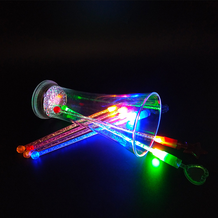 New Arrival Color Changed Led plastic light up stirrer for drink