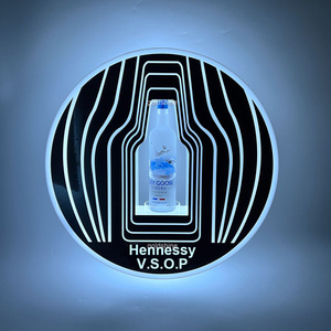 Wholesale OEM custom Hennessy VSOP LED Bottle Presenter champagne glorifier VIP Display bottle holder for nightclub LOUNGE