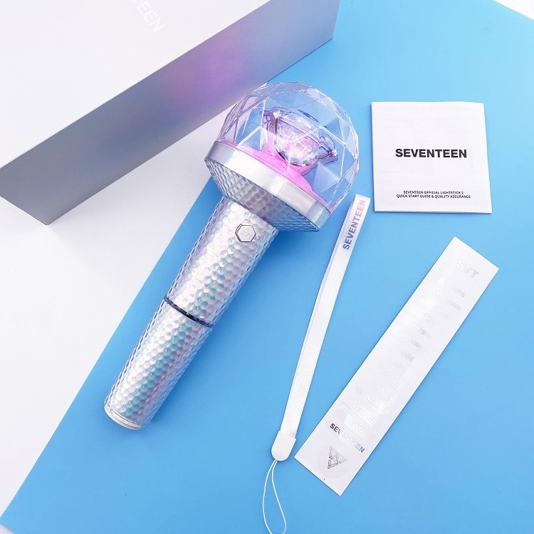 2022 Party and Event Suppliers SEVENTEEN New App Control Led Light Stick Diamond Led Light Up Cheer Stick