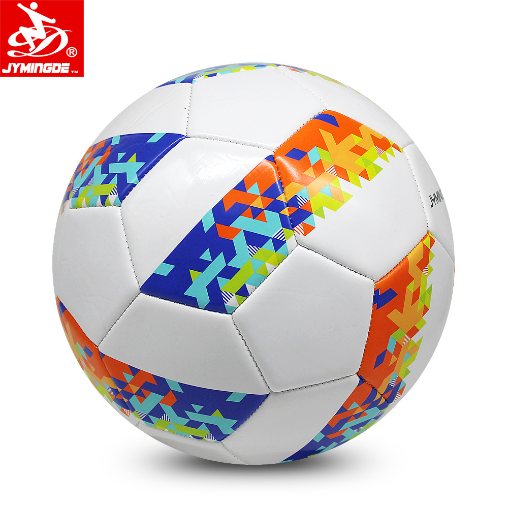 Promotional custom logo leather football & soccer pvc soccer ball size 5 4 3 2