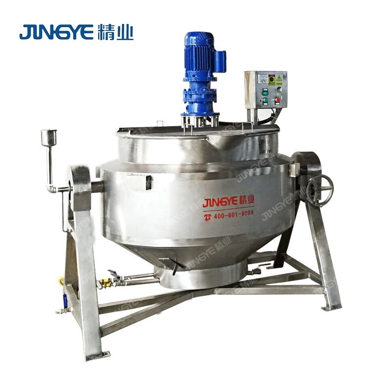 Strawberry jam mango jam making machine electric heating cooking boiler jacket kettle