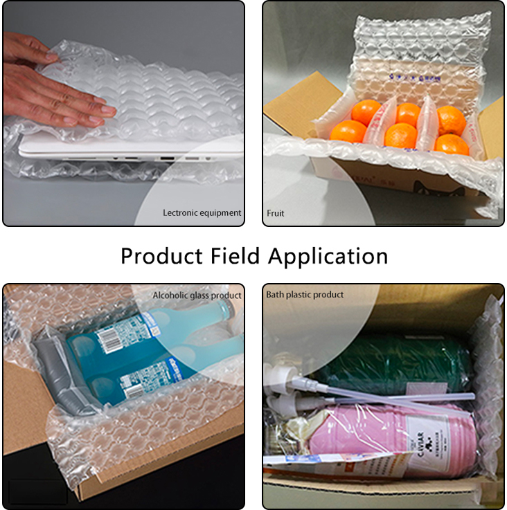 XinDa LDPE material cheap price machine inflatable air cushion bubble films cushion wrap air pillow film machine