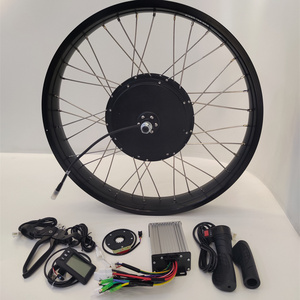 Factory Wholesale 26*4.0 Fat Tyre Electric Bicycle Conversion Kits S830 Display 500W 750W 1000W Ebike BLDC Hub Spoke Motor Kit