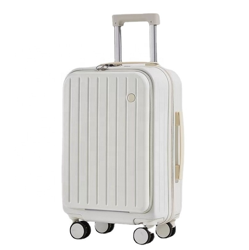 2024 Customize cabin suitcase travel luggage bags hard luggage with laptop compartment