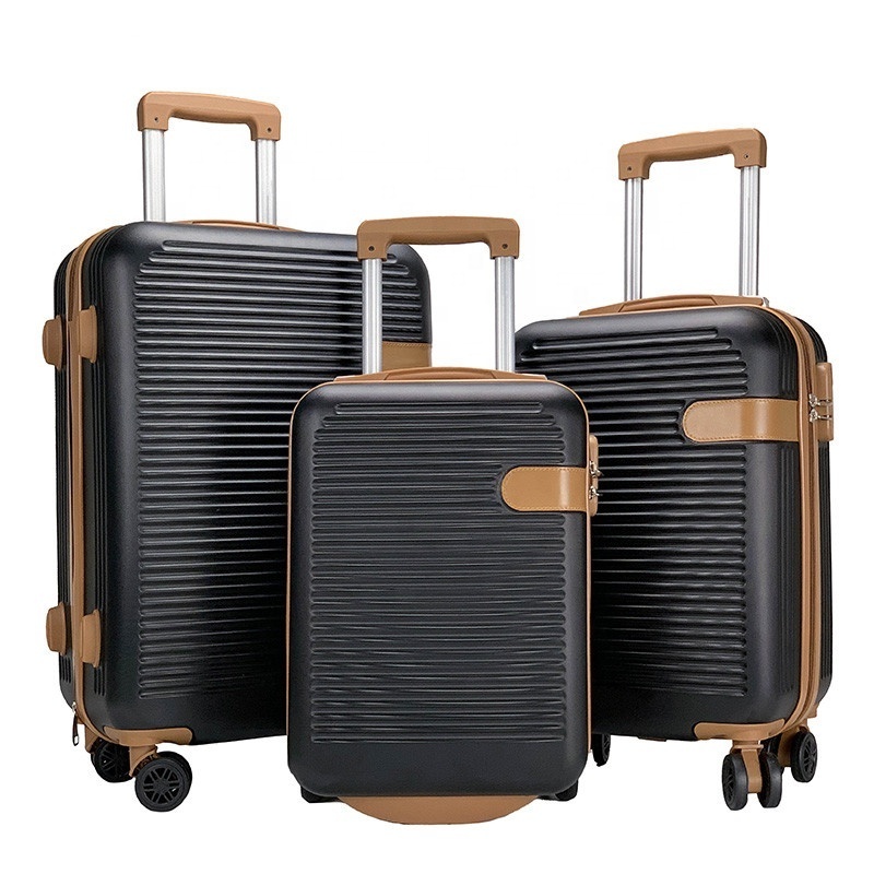 Customized 4 spinner wheels travel bags luggage set suitcase luggage trolley bags carry-on luggage