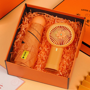 2024 new products ideas promotional business items bouquets cup towel mini fan and umbrella corporate gift sets