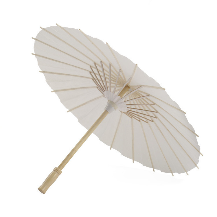 Chinese Art Classical Dance Umbrella Plum Blossom DIY Painting Handmade Decorative Oil Parasol paper white wedding umbrella