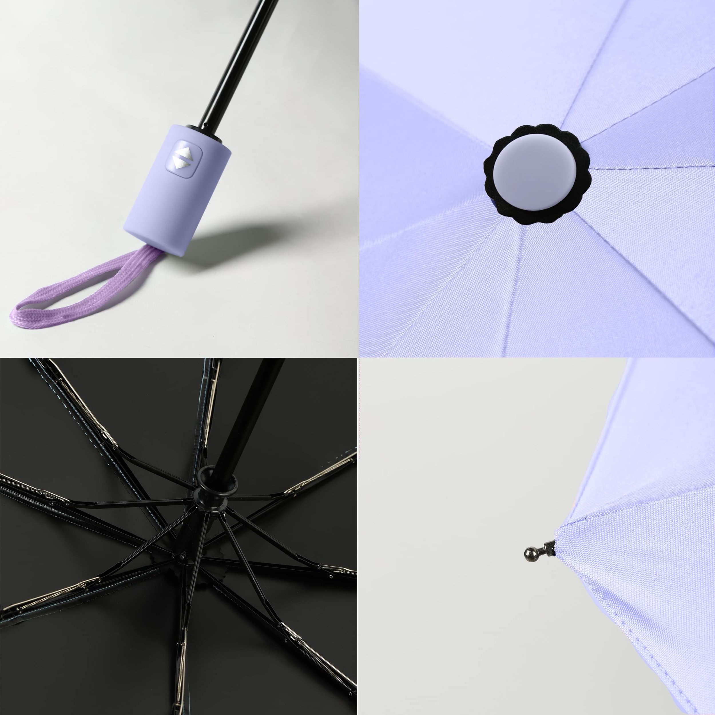 WholesaleSouvenir Commercial Pongee Gift Folding Umbrella Promotion Custom Logo Printing Foldable Automatic  Umbrella