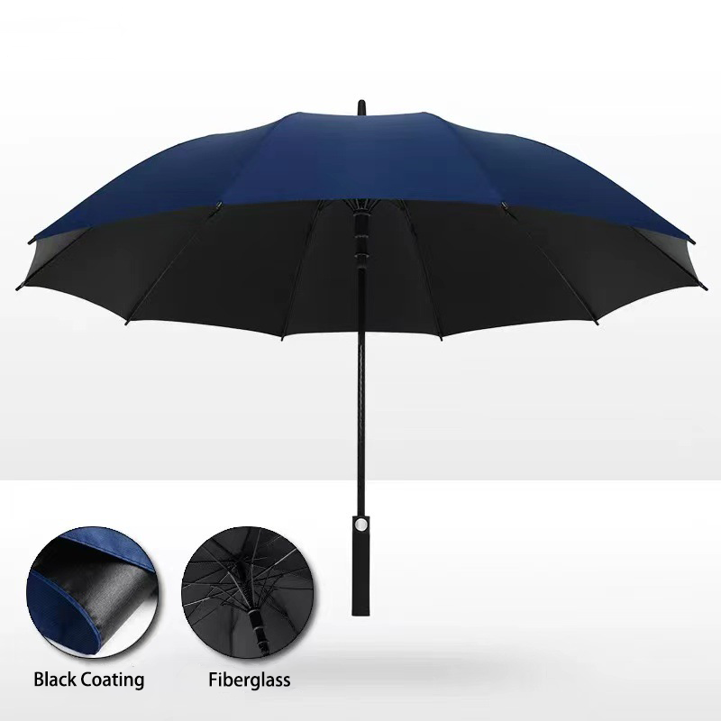 Kaan promotion single canopy large golf umbrella windproof uv outdoor sunshade umbrella wind proof umbrellas for the rain