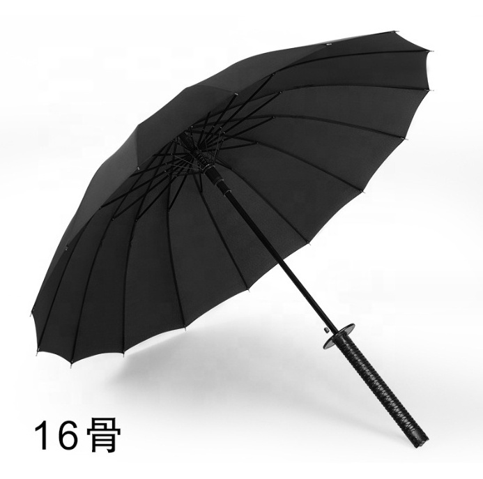 Anime Japanese Umbrella Samurai Umbrella Creative Strong Windproof Semi-Automatic katana Umbrella for gift