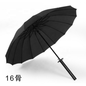 Anime Japanese Umbrella Samurai Umbrella Creative Strong Windproof Semi-Automatic katana Umbrella for gift