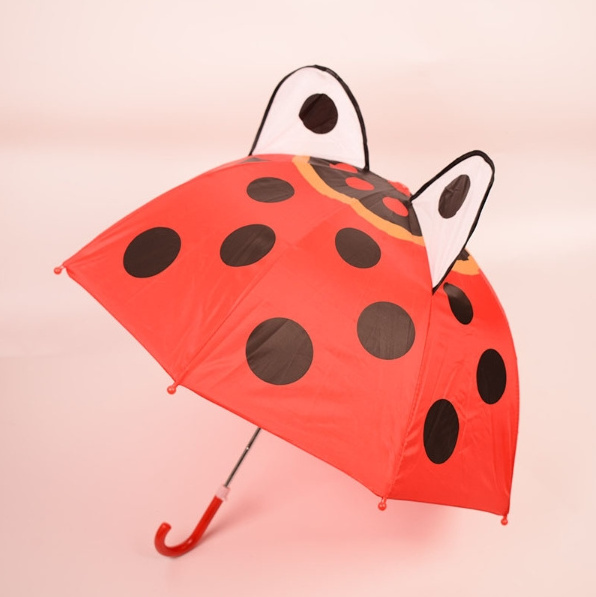 Amazon tiger cartoon pattern Kids auto Umbrella children's wholesale green animal umbrella for kids girl Rain Proof Umbrella