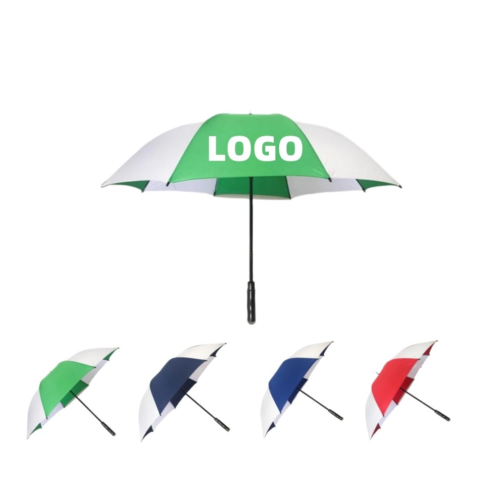 Advertising Promotion Straight Umbrella Branded custom golf umbrella with logo prints subway hotel golf umbrella