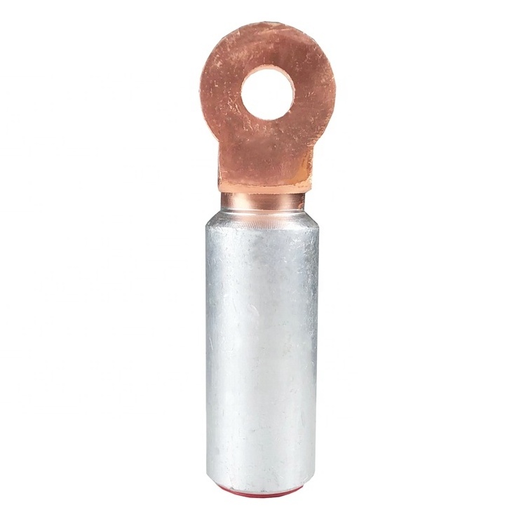 Dtl-2 Copper Aluminium Bimetal Dtl Cable Lugs Electric Power Connector Terminals