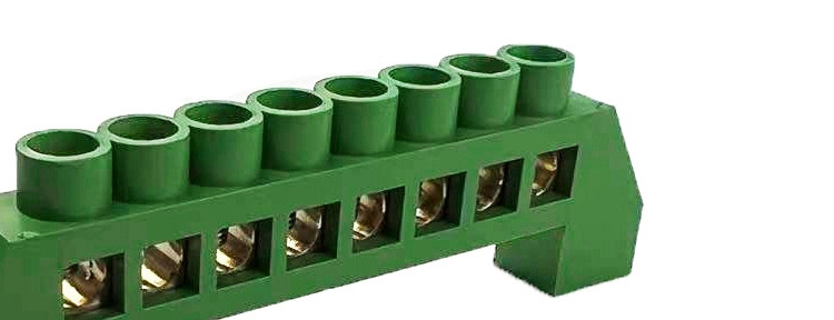 Chaer professional factory terminal strip brass neutral grounding rod conductive fixed cable terminal block