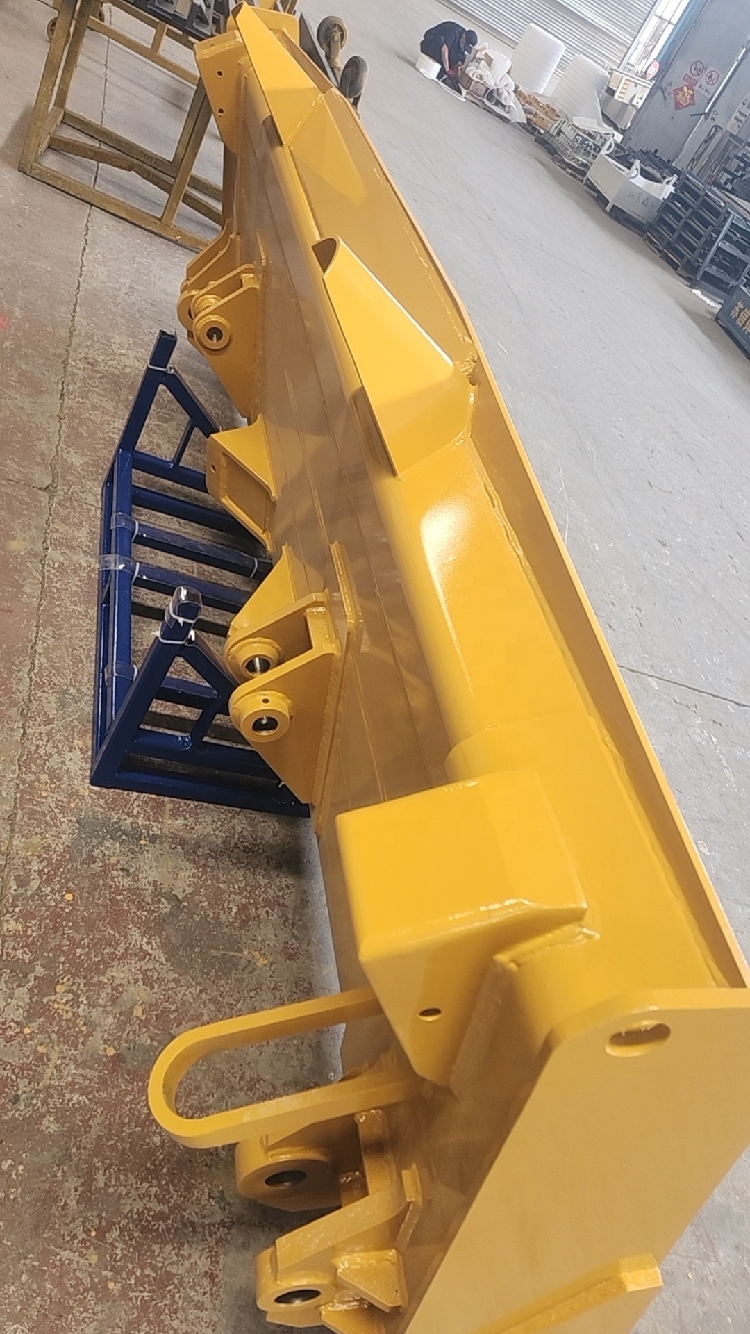 Slip loader dozer attachment cleans farm snow blades