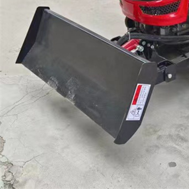 Crawler rotary tiller small excavator crawler tractor blade assembly